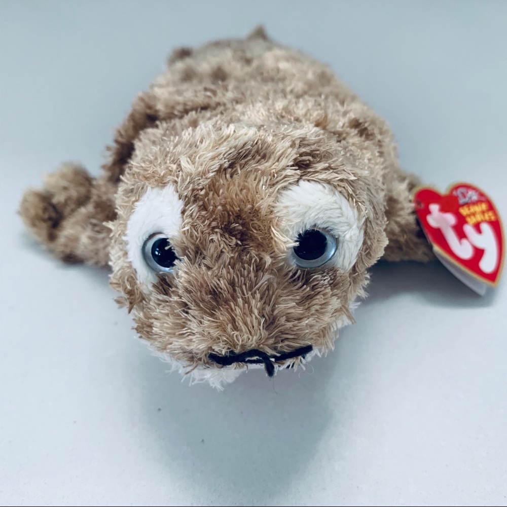 Ty Beanie Babies Fins the Seal 2003 NWT